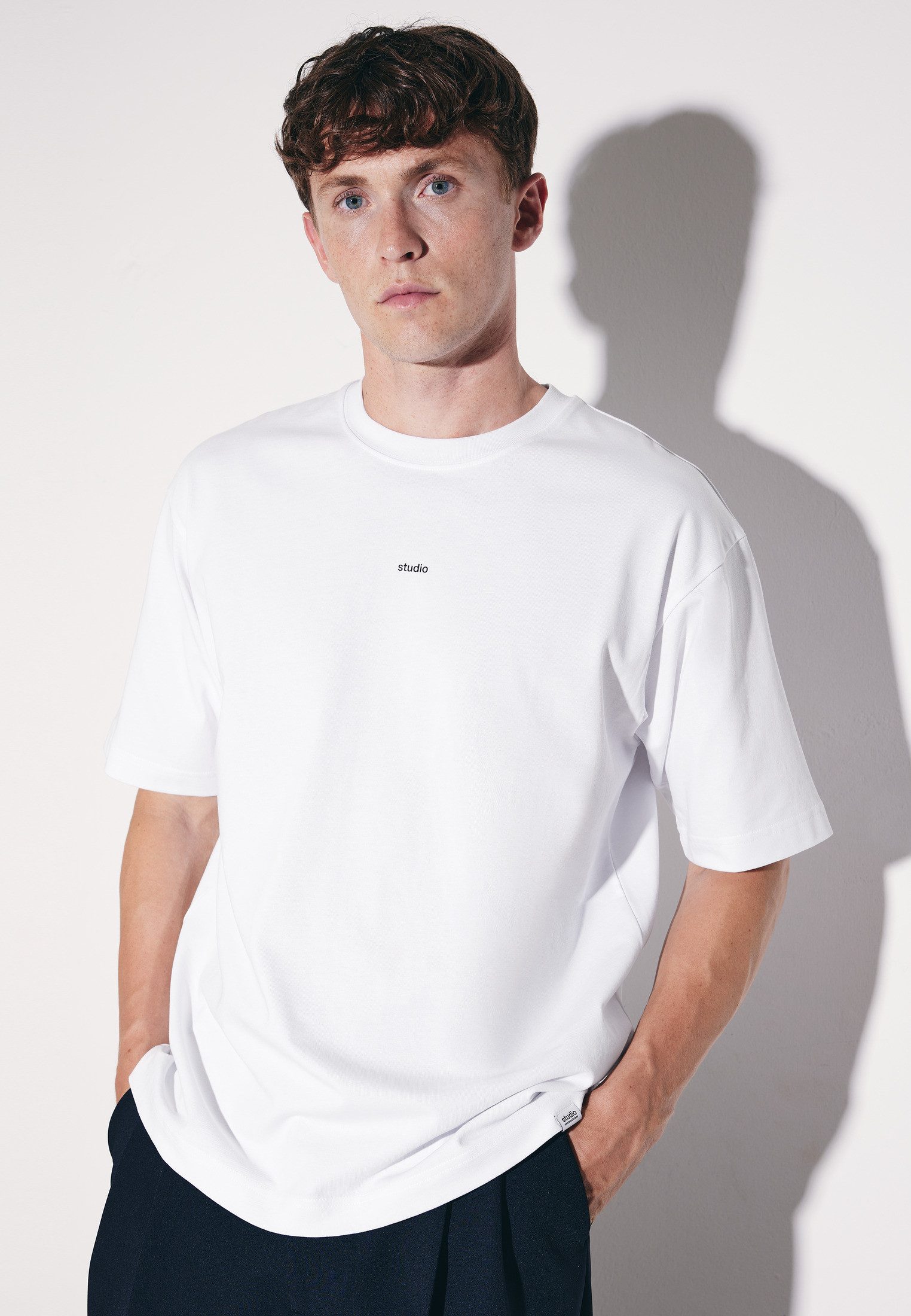 studio seidensticker T-Shirt Studio 1/2 Rundhals Uni