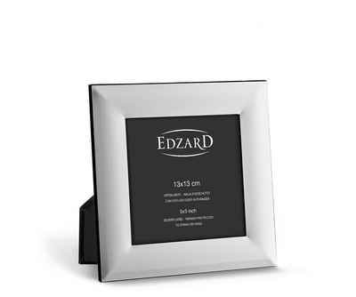 EDZARD Bilderrahmen Gela, für 13x13 cm Foto - edel versilbert und anlaufgeschützt