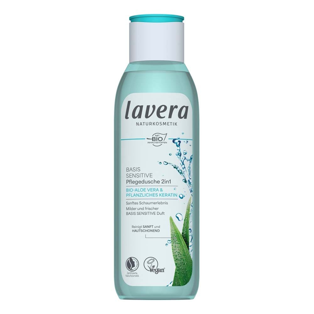 lavera Duschgel Basis Sensitiv - Hydro Feeling 2in1 Pflegedusche 250ml