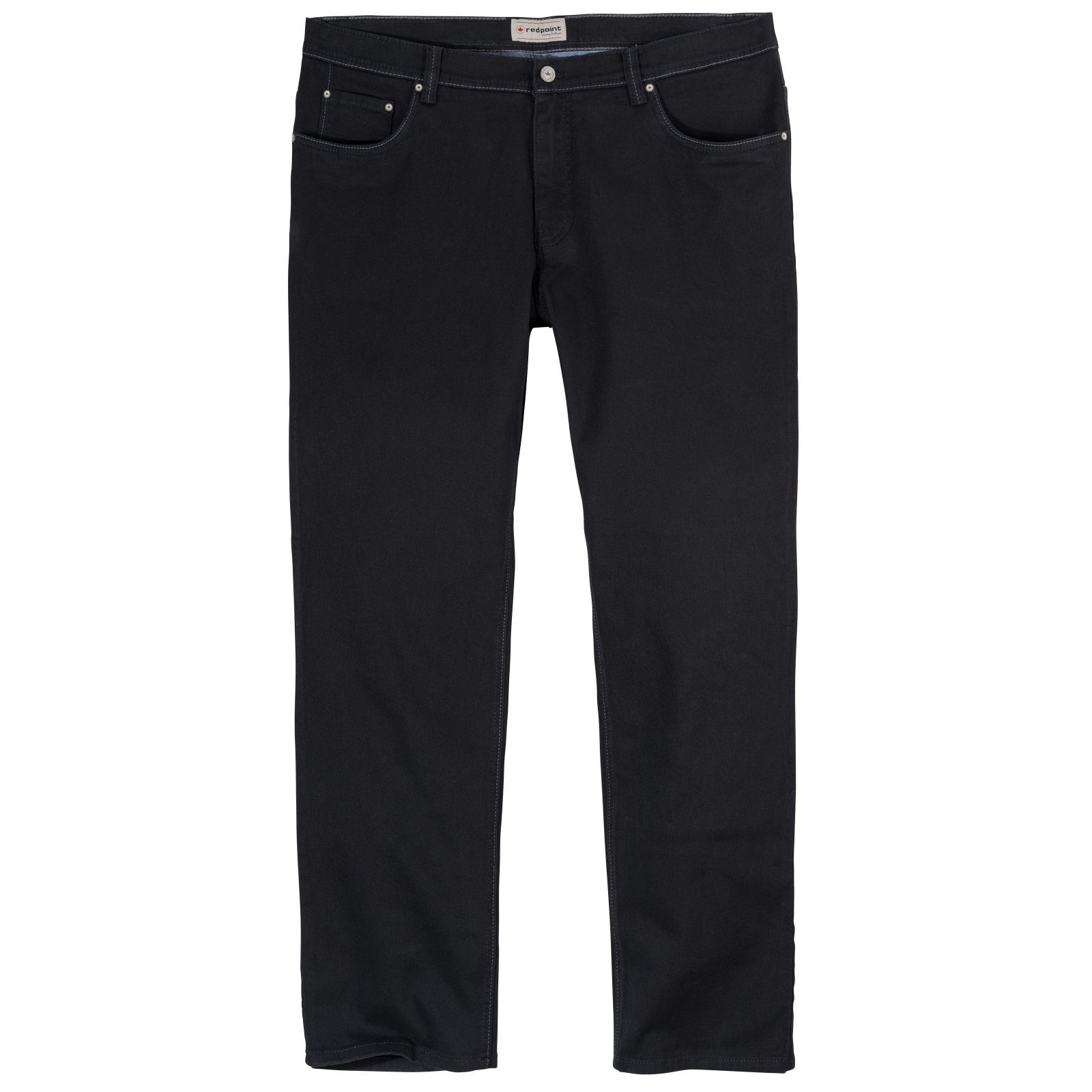 Große Redpoint Redpoint Herren Stretch-Jeans Größen schwarz Langley Stretch-Jeans