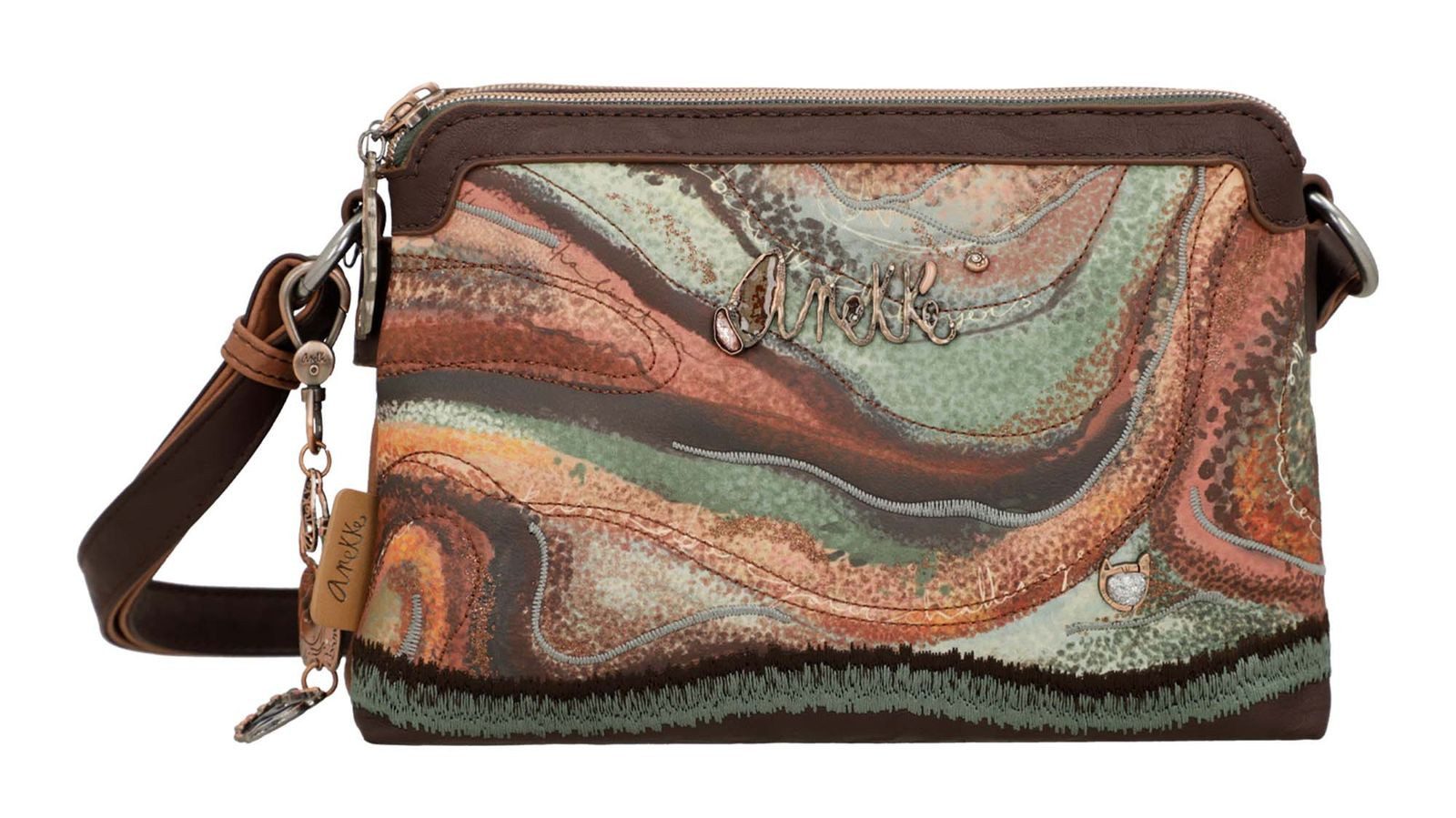 Umhängetasche 2-Compartment Crossbody Bag