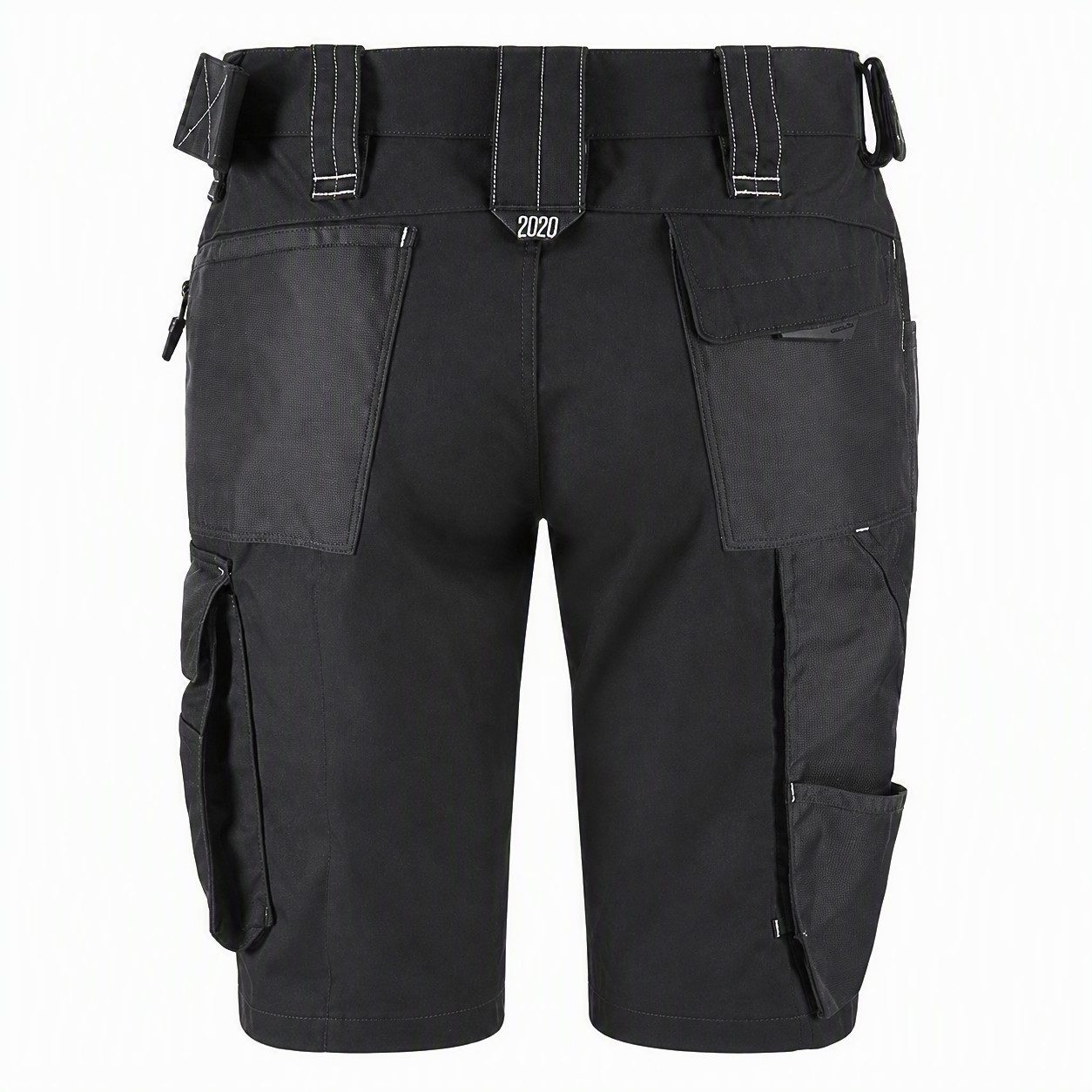 Engelbert Strauss Shorts Damen Arbeitsshorts e.s. motion 2020 Schwarz – Workwear-Short Flexbelt-Bund
