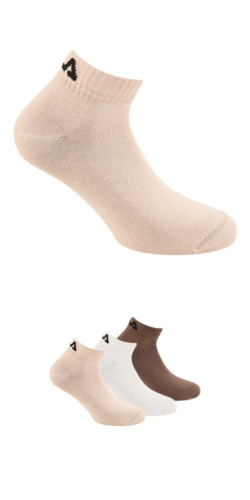 Fila Короткие носки UNISEX INVISIBLE PLAIN SOCKS (3-Paar) mit Logostickerei
