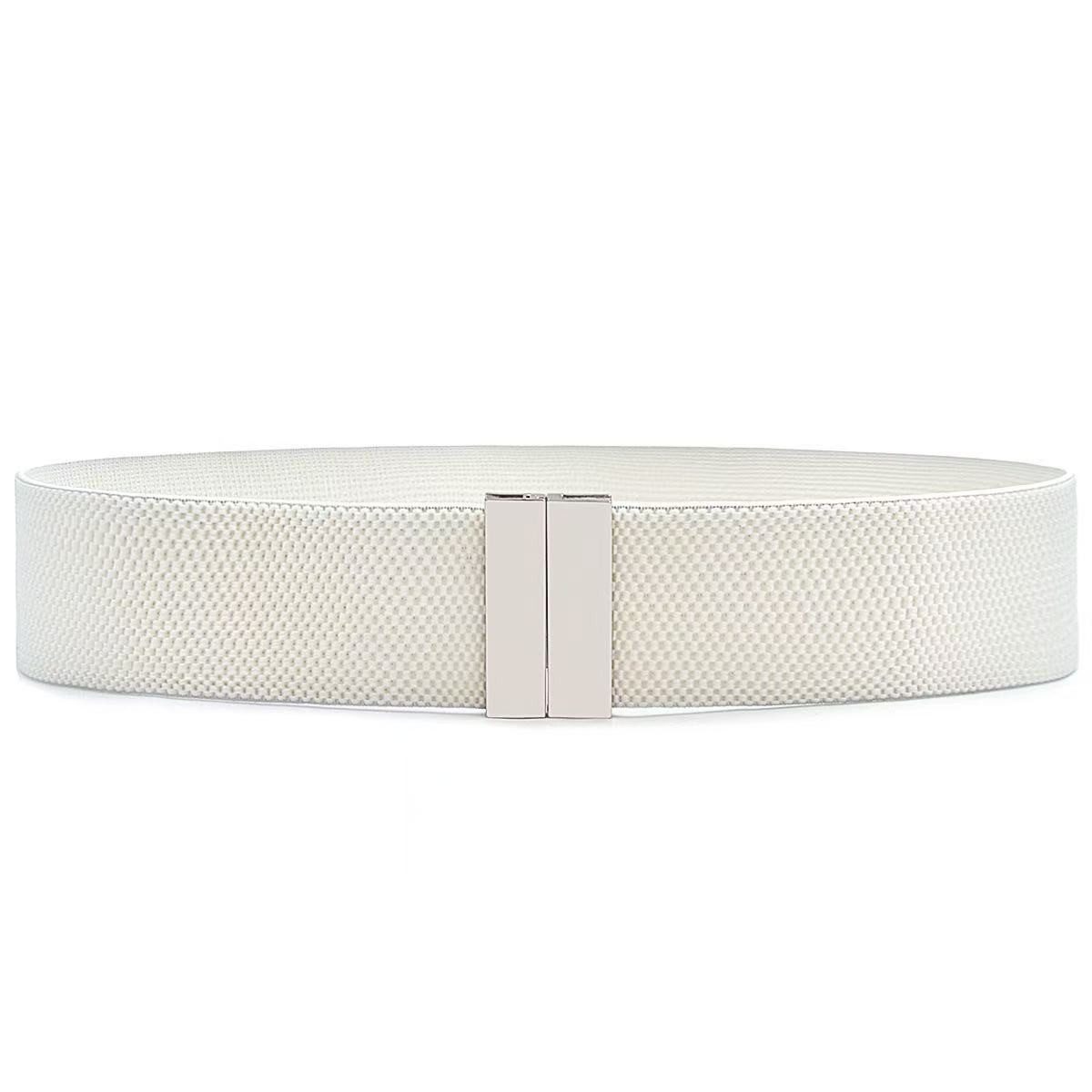 Bwecuy Taillengürtel Breite Elastische Taillengürtel für Frauen Retro Stretchgürtel Taillenbund, dekorativer Gürtel für Kleider, Hemden, Hosen