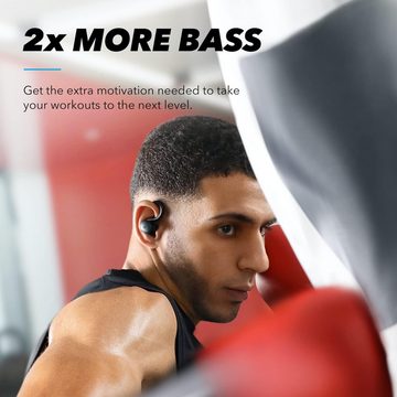 SoundCore IPX7 Wasserschutz, 32 Std. Akku In-Ear-Kopfhörer (Die innovative SweatGuard-Technologie schützt die Ohrhörer vor Feuchtigkeit und verlängert ihre Lebensdauer., Ultimativer Komfort und Leistung Technologie für unbeschwerte Workouts)