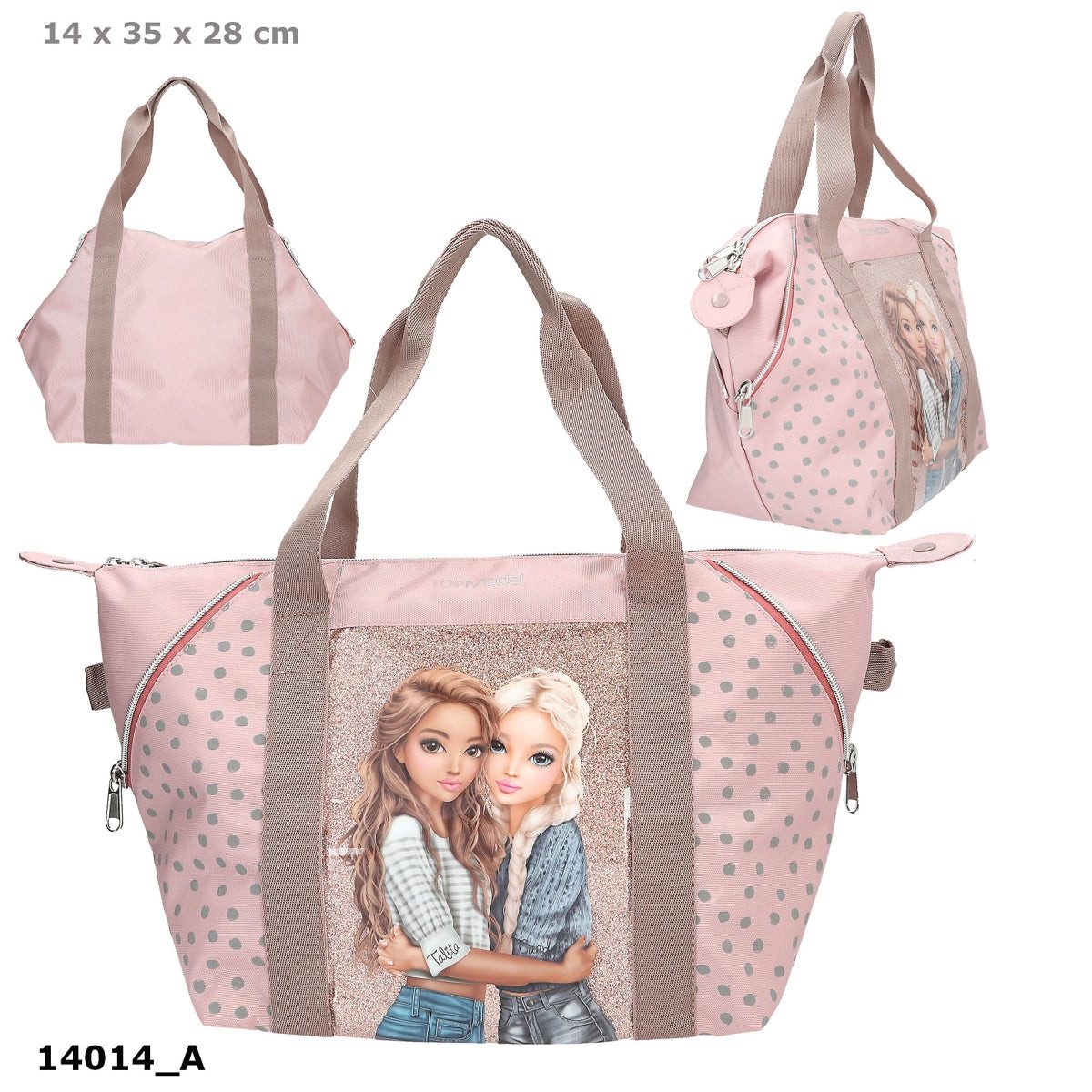 Depesche Spiel TOPModel Schulrucksack DOTS – Gepolstert & Verstellbar