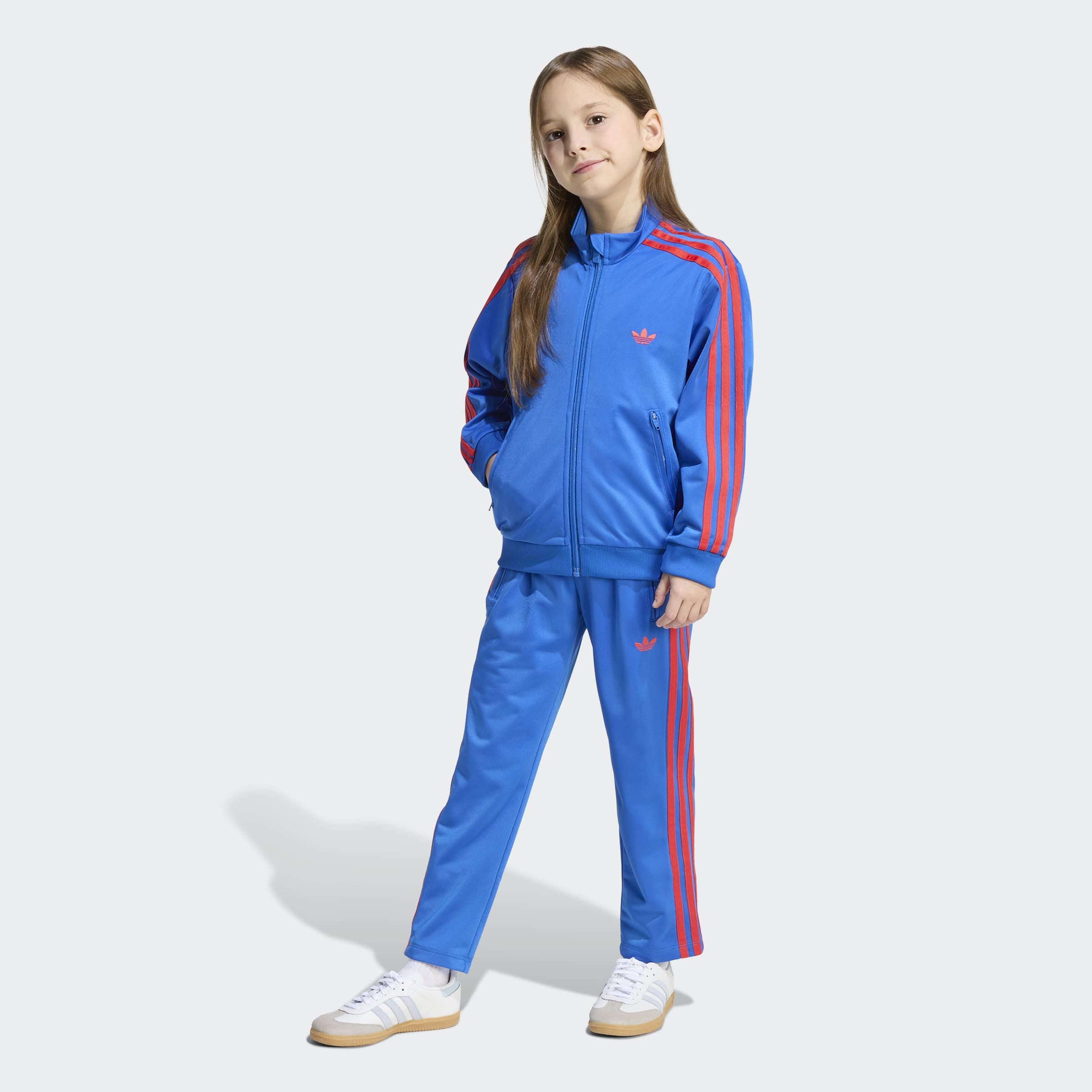 adidas Originals Trainingsanzug FIREBIRD TS (2-tlg), für Kinder, zweiteiliges Set, aus Polyester