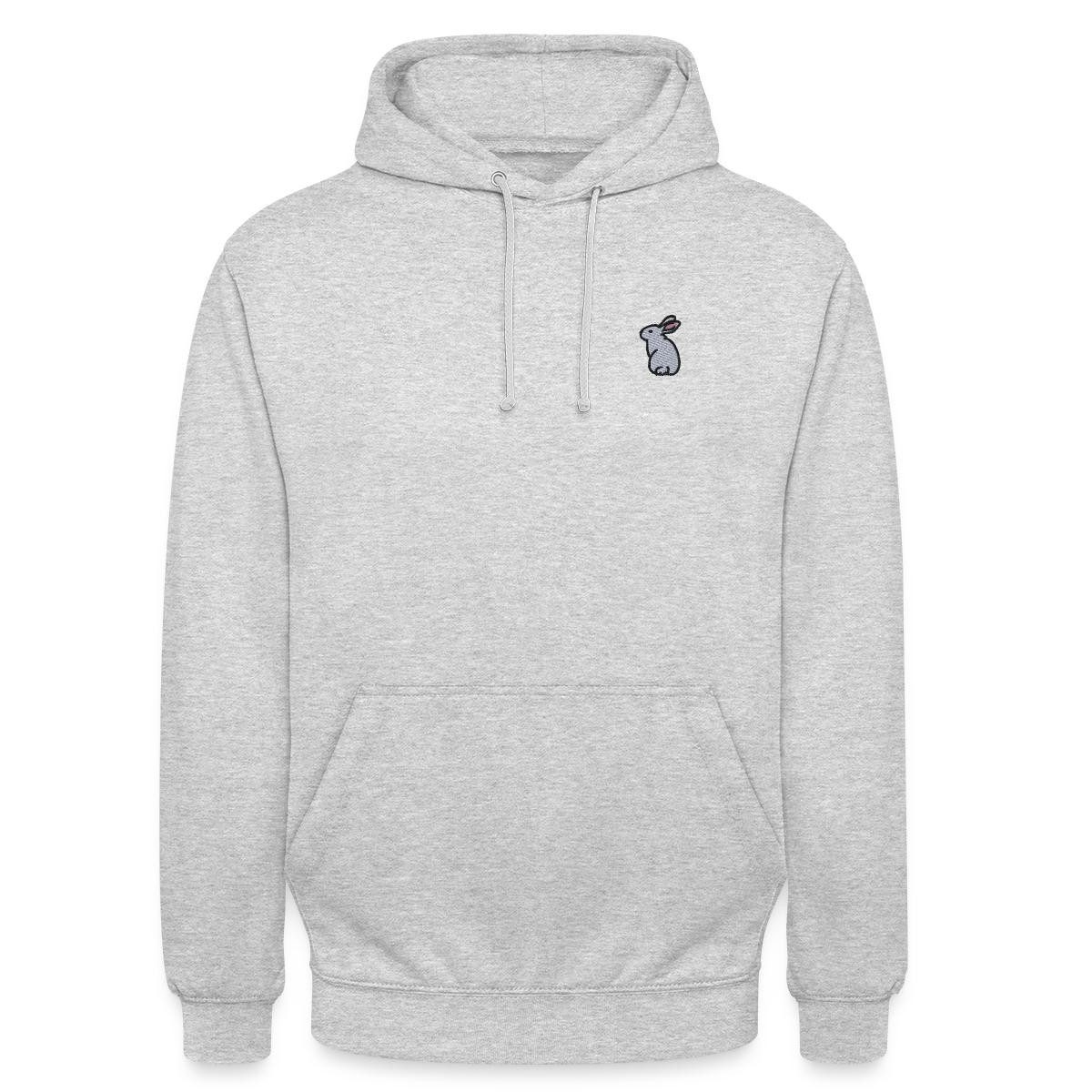 Hoodie Hase Bestickt Unisex Hoodie