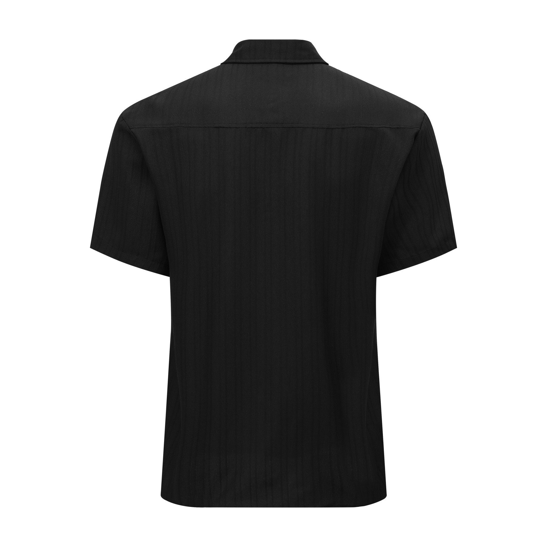Allthemen Kurzarmhemd Herren Sommerhemd mit 3D Wellenstruktur Freizeithemd Relaxed Fit