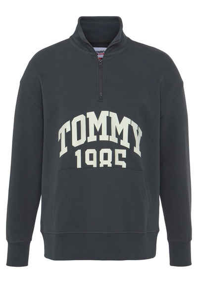 Tommy Jeans Sweatshirt TJM RLXD AUTHENTIC HALF ZIP mit Troyerkragen