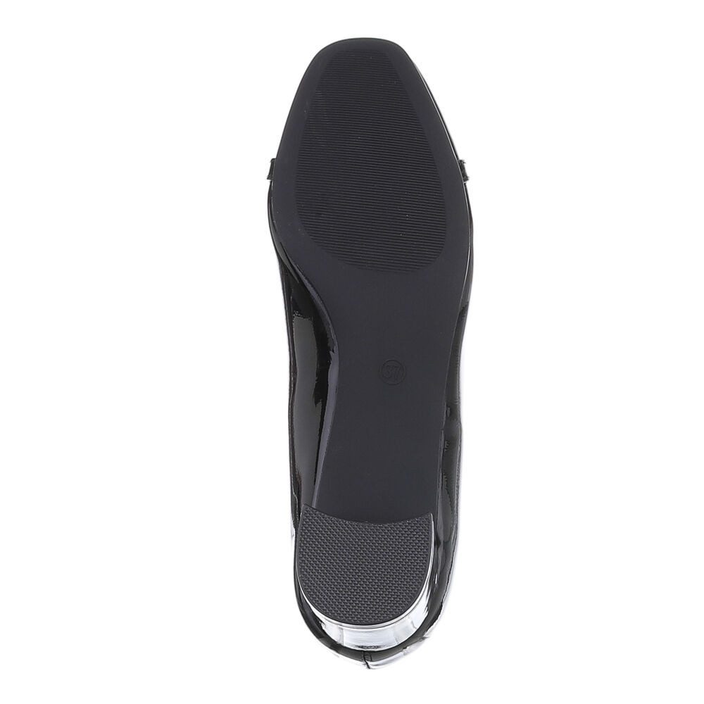 Ital-Design Damen Abendschuhe Elegant Pumps (87118079) Blockabsatz Schnür- & Riemchenpumps in Schwarz
