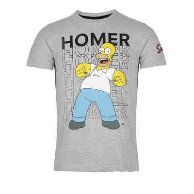 The Simpsons Print-Shirt The Simpsons Homer Herren kurzarm T-Shirt Shirt Gr. S bis XXL