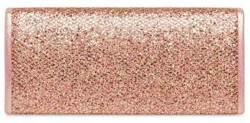 Caspar Clutch Caspar TA395 elegante Damen Glitzer Clutch Tasche Abendtasche