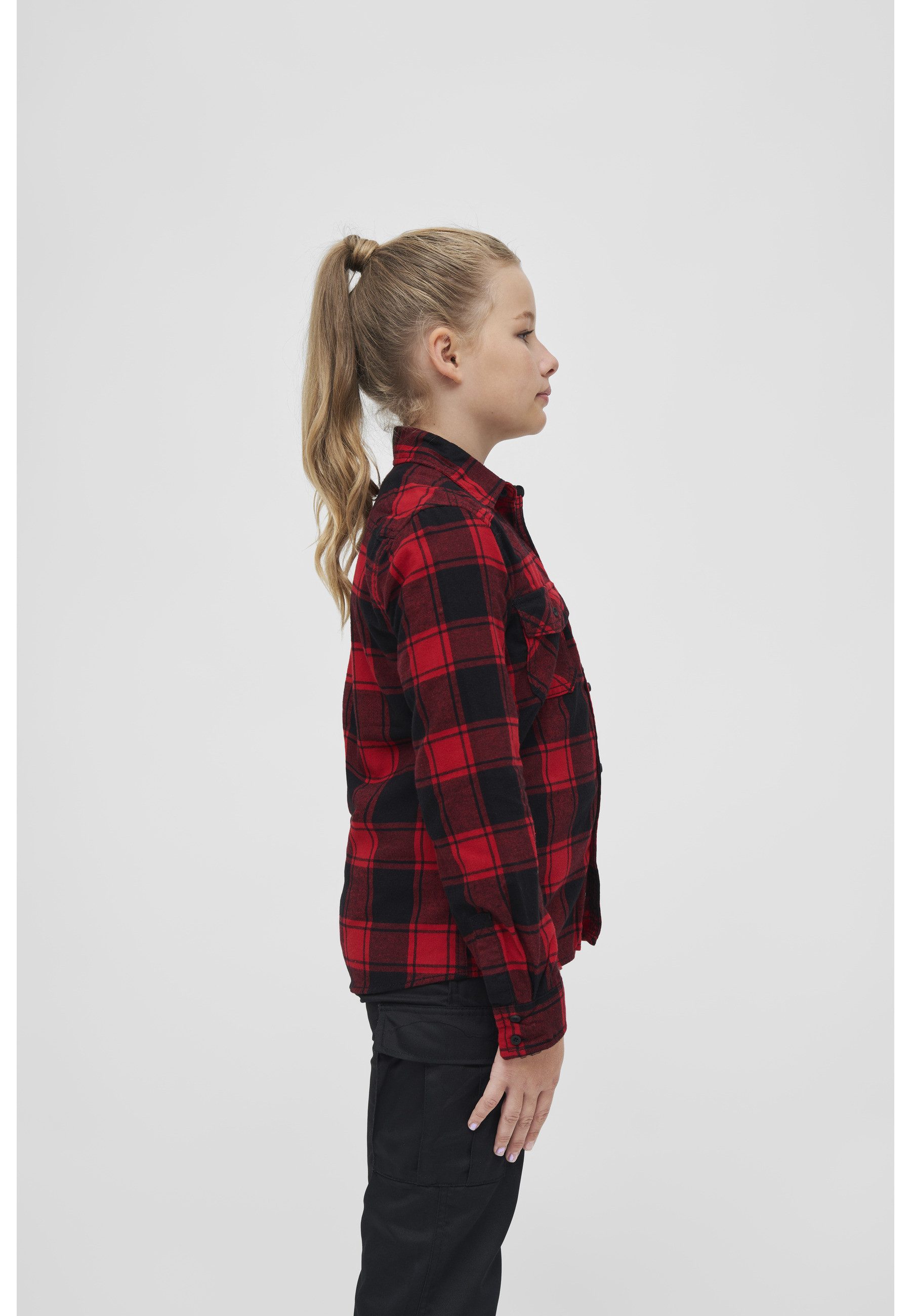 Brandit Langarmhemd Brandit Unisex Checkshirt Kids (1-tlg)
