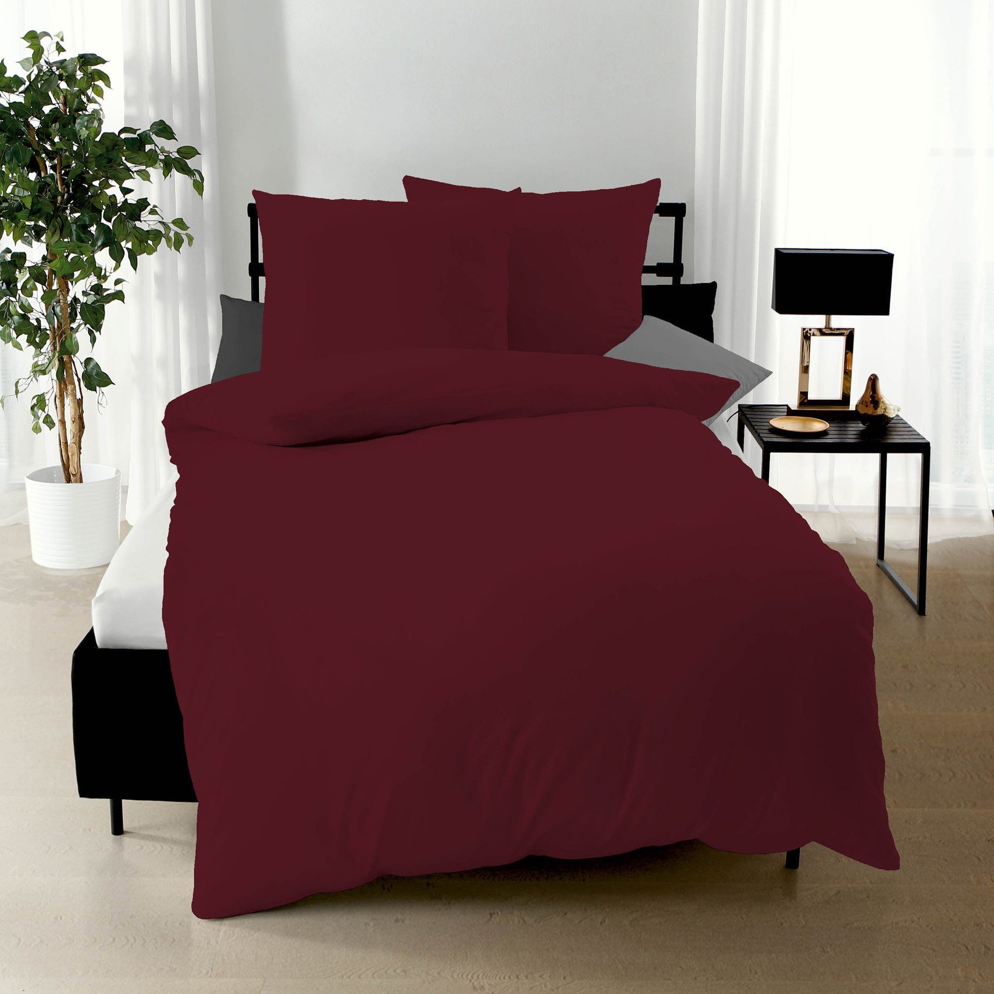 Kaeppel Bettwäsche Bettwäsche, Mako-Satin, 2 teilig, günstig online kaufen