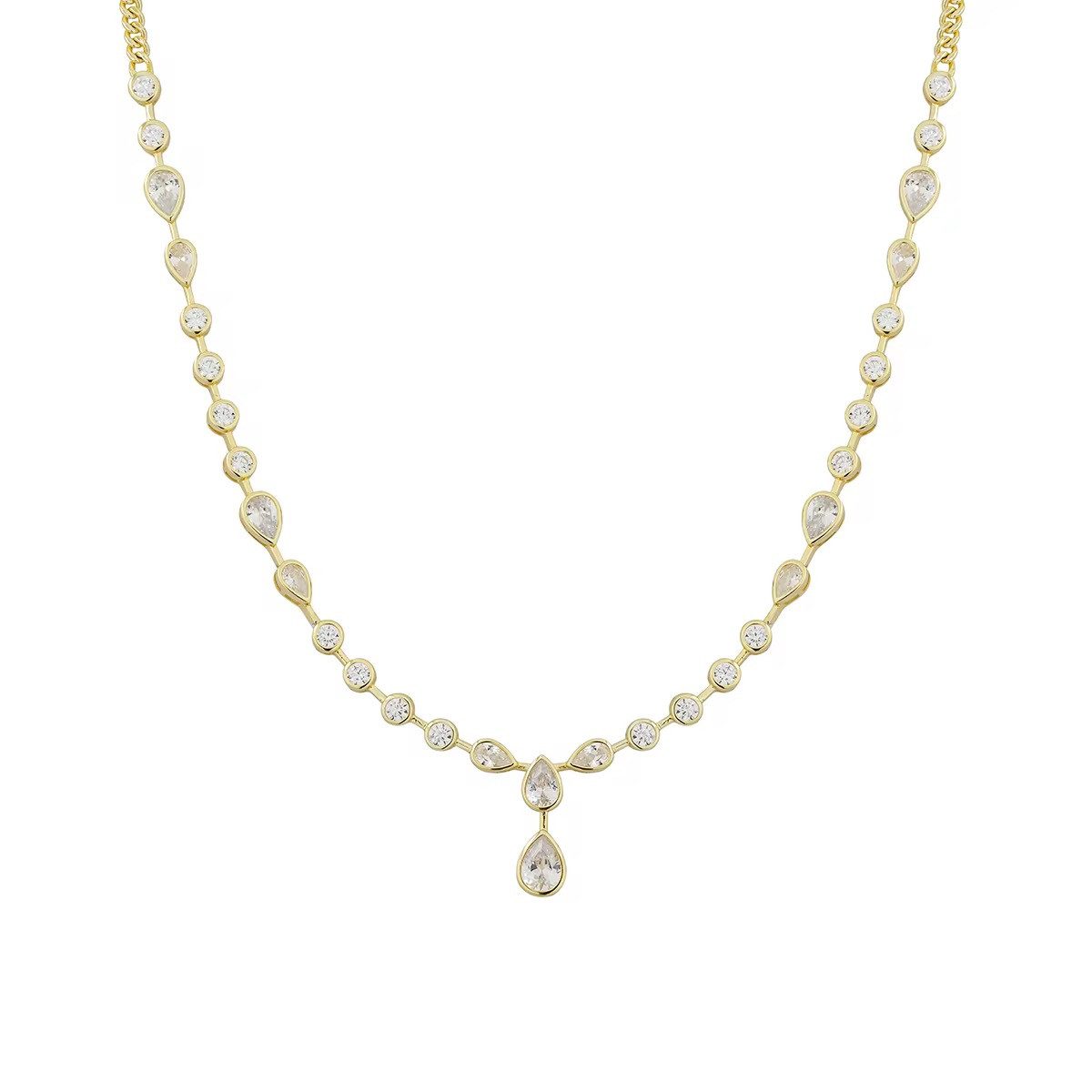 ROUGEMONT Collier Funkelnde Damen Halskette aus 925 Sterling Silber günstig online kaufen