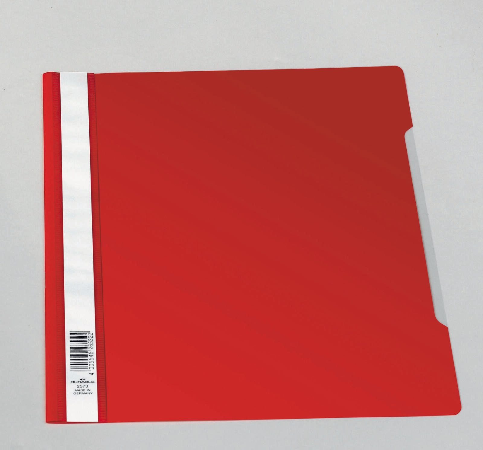 DURABLE Hefter 10 DURABLE Schnellhefter rot DIN A4