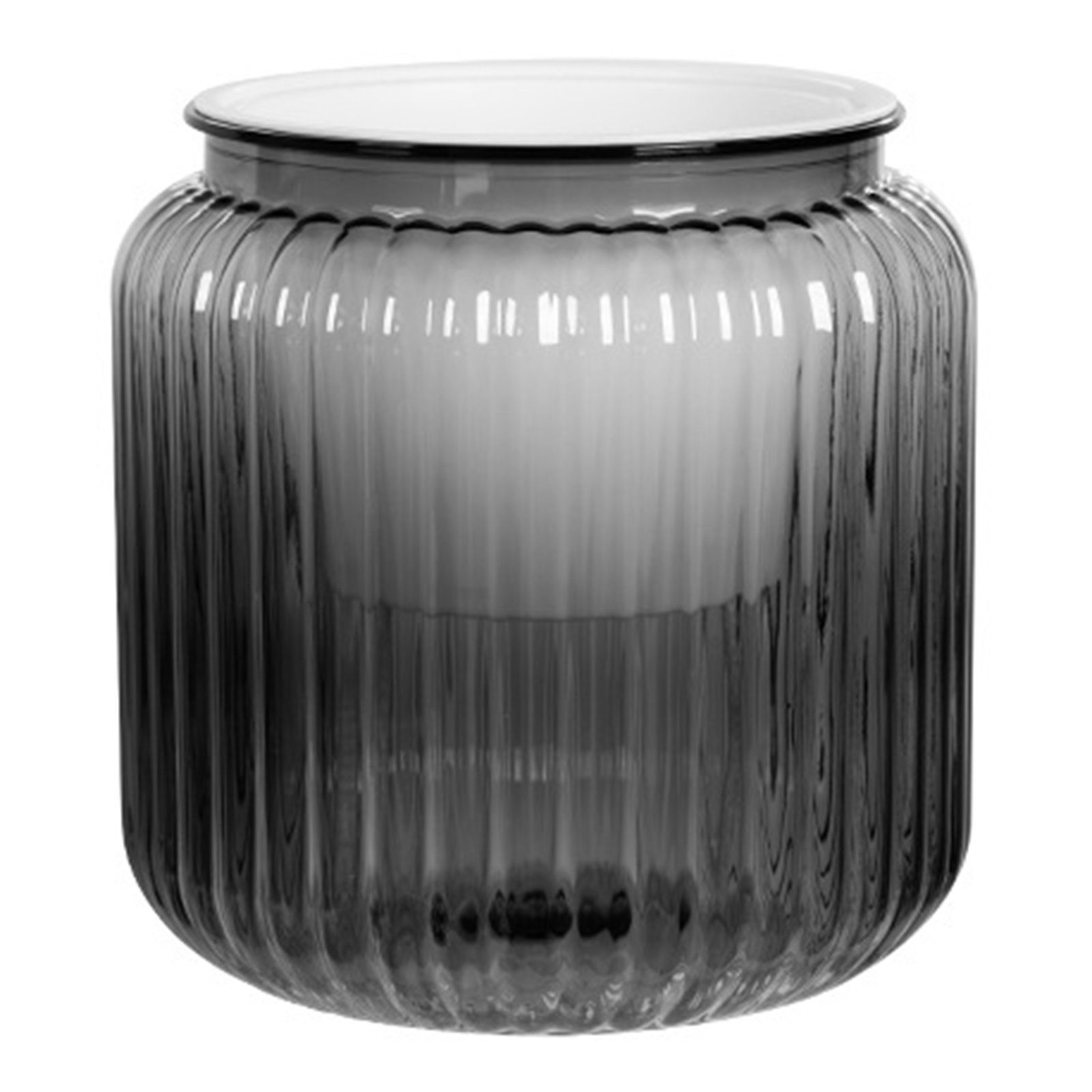 Flaschenmunddurchmesser Blusmart Kunststoff-Blumentopf Blumentopf gray Mit transparent Großem