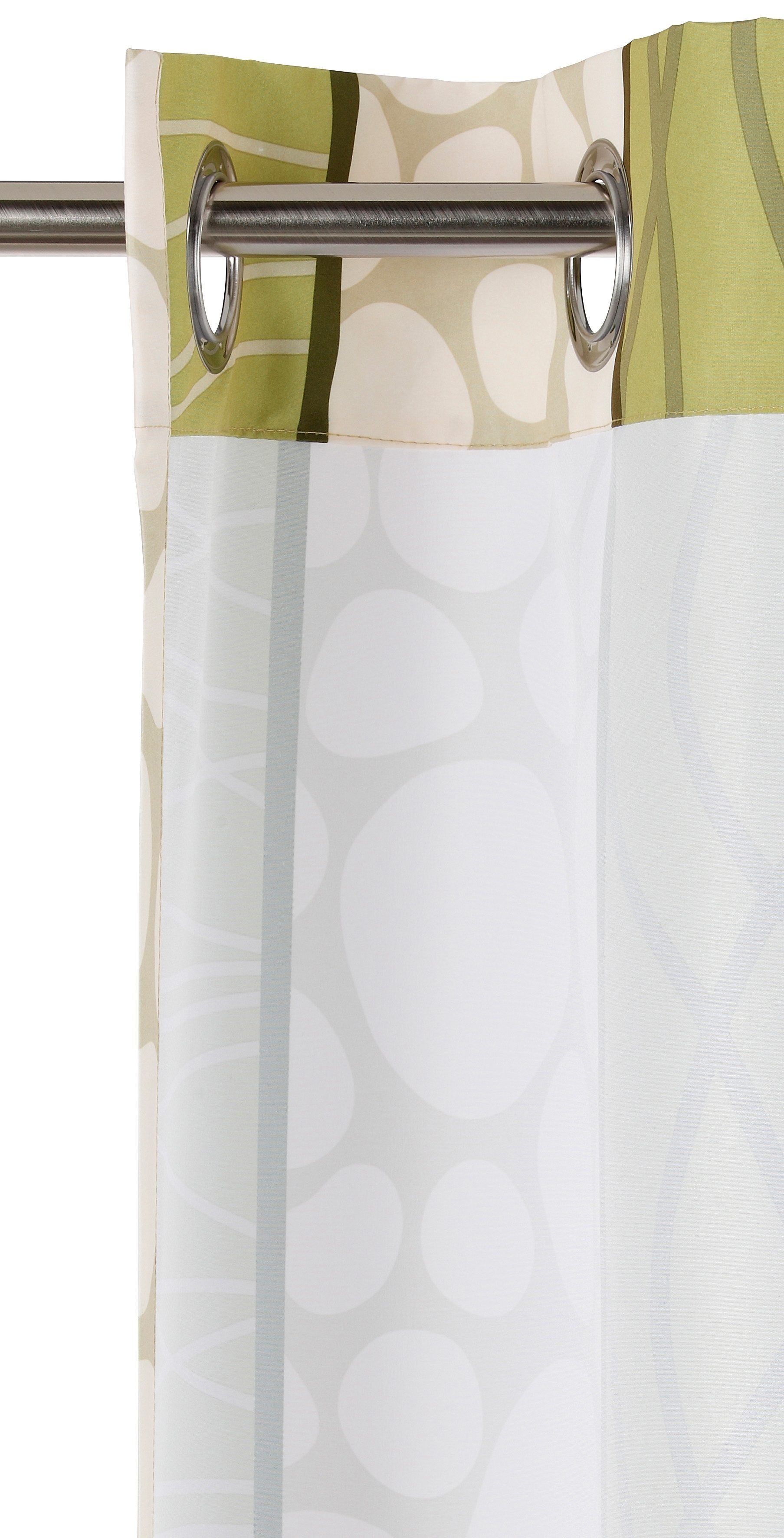 my home Vorhang Gosen (2 St), Ösen, blickdicht, Microfaser, Gardine, 2-er S günstig online kaufen