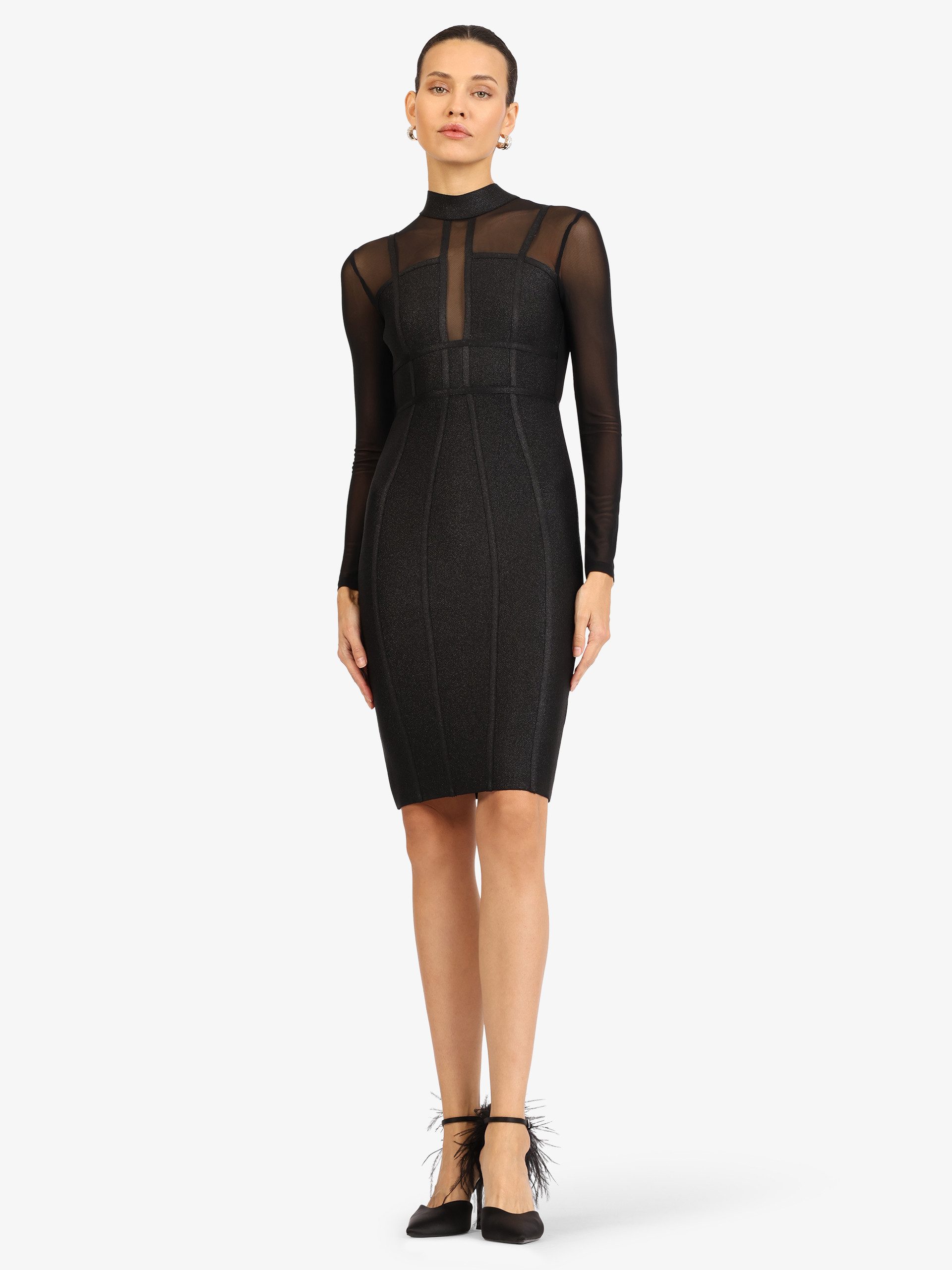 Kraimod Abendkleid mit Mesh-Einsatz