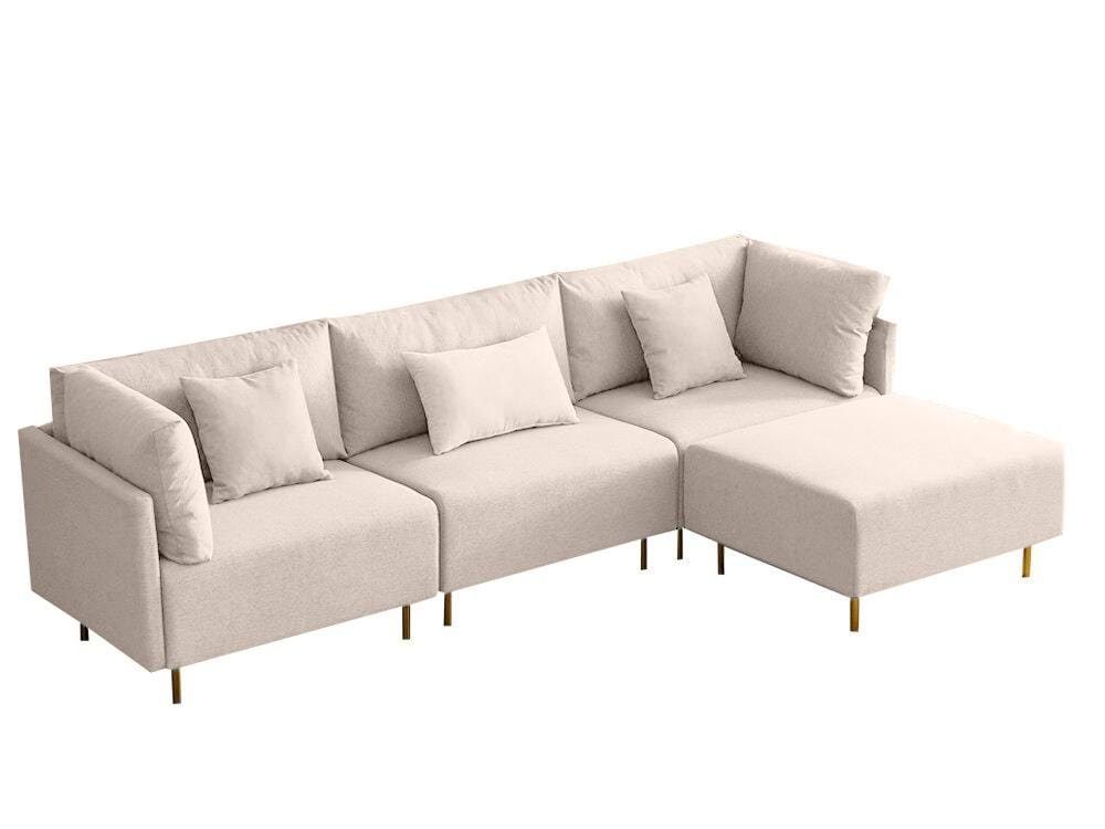 WohnenRoyal Sofa Modernes Sofa Beige