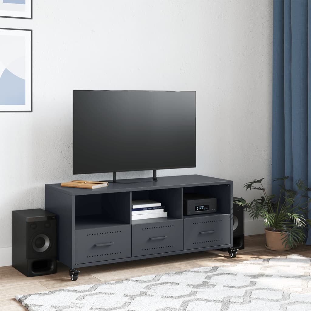 vidaXL TV-Schrank TV-Schrank Anthrazit 100,5x39x43,5 cm günstig online kaufen