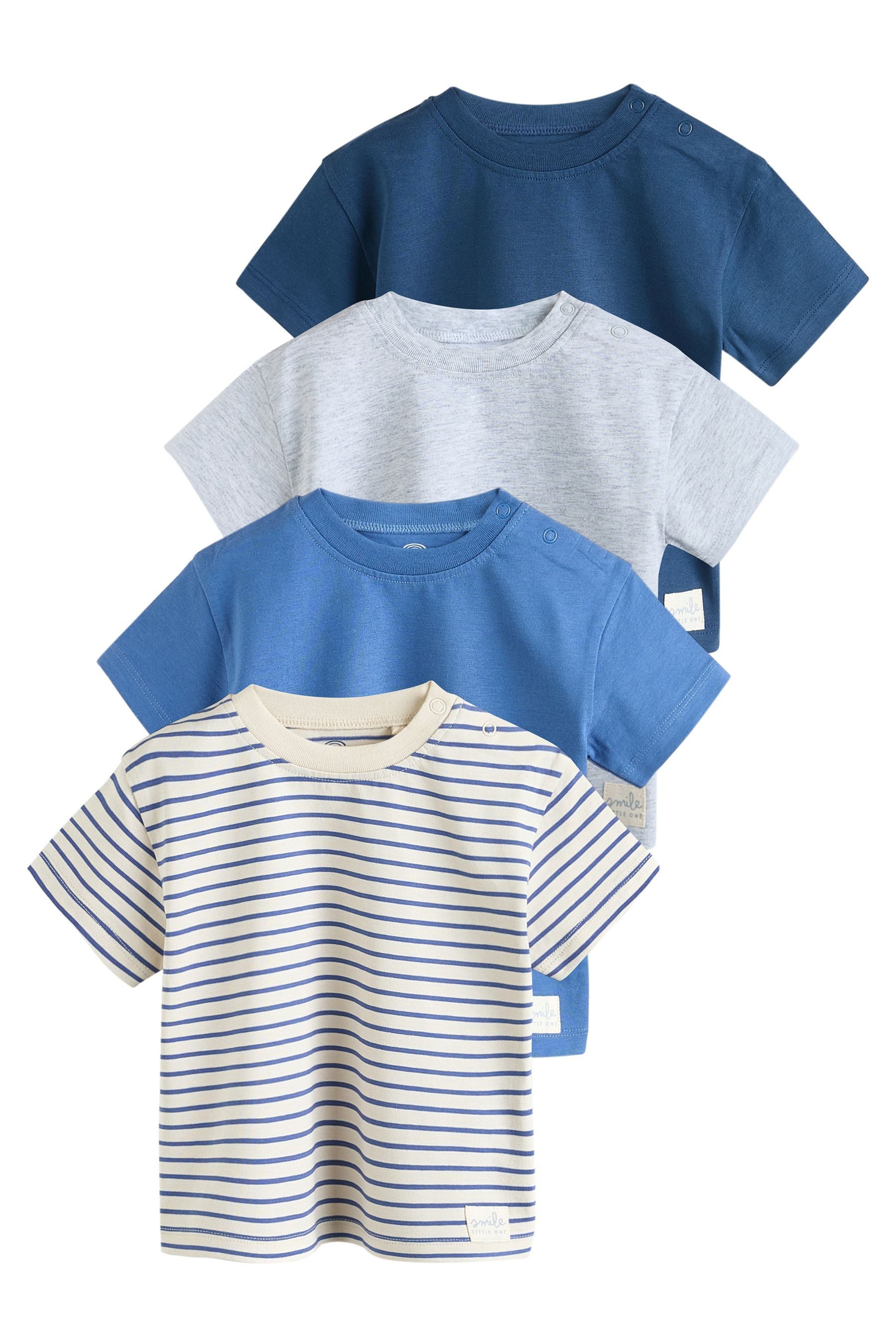 T-Shirt 4er-Pack kurzgärmelige Baby-T-Shirts