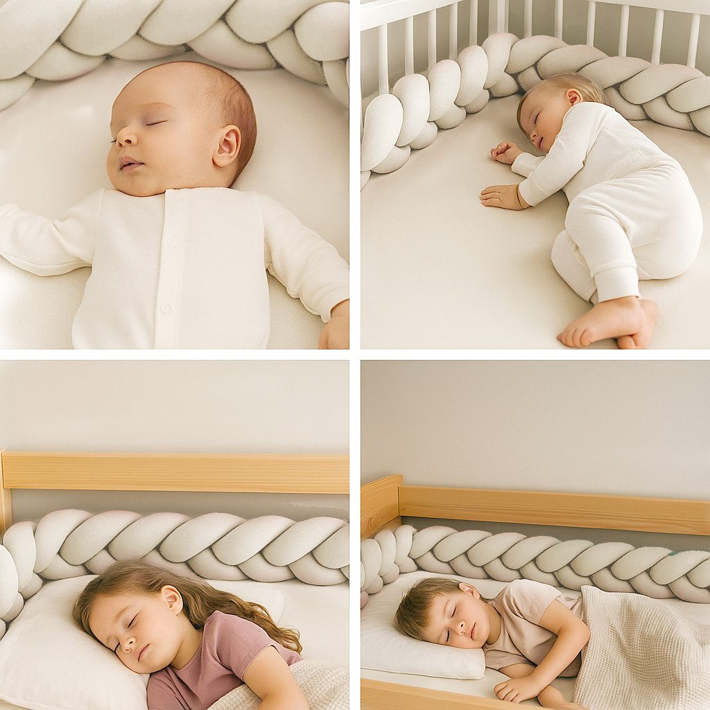 Nordic Coast Company Nestchenschlange XXL Bettschlange geflochten, Baby-Bet günstig online kaufen