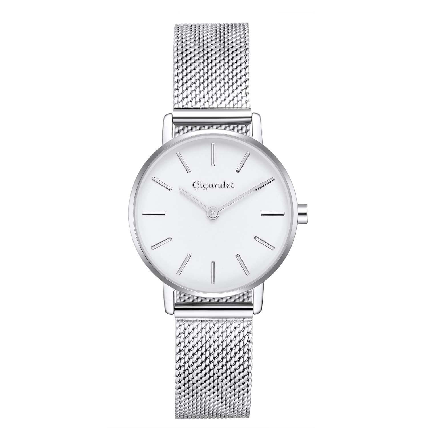 Gigandet Quarzuhr Minimalism, Mineralglas, schlicht, Edelstahlgehäuse, günstig online kaufen