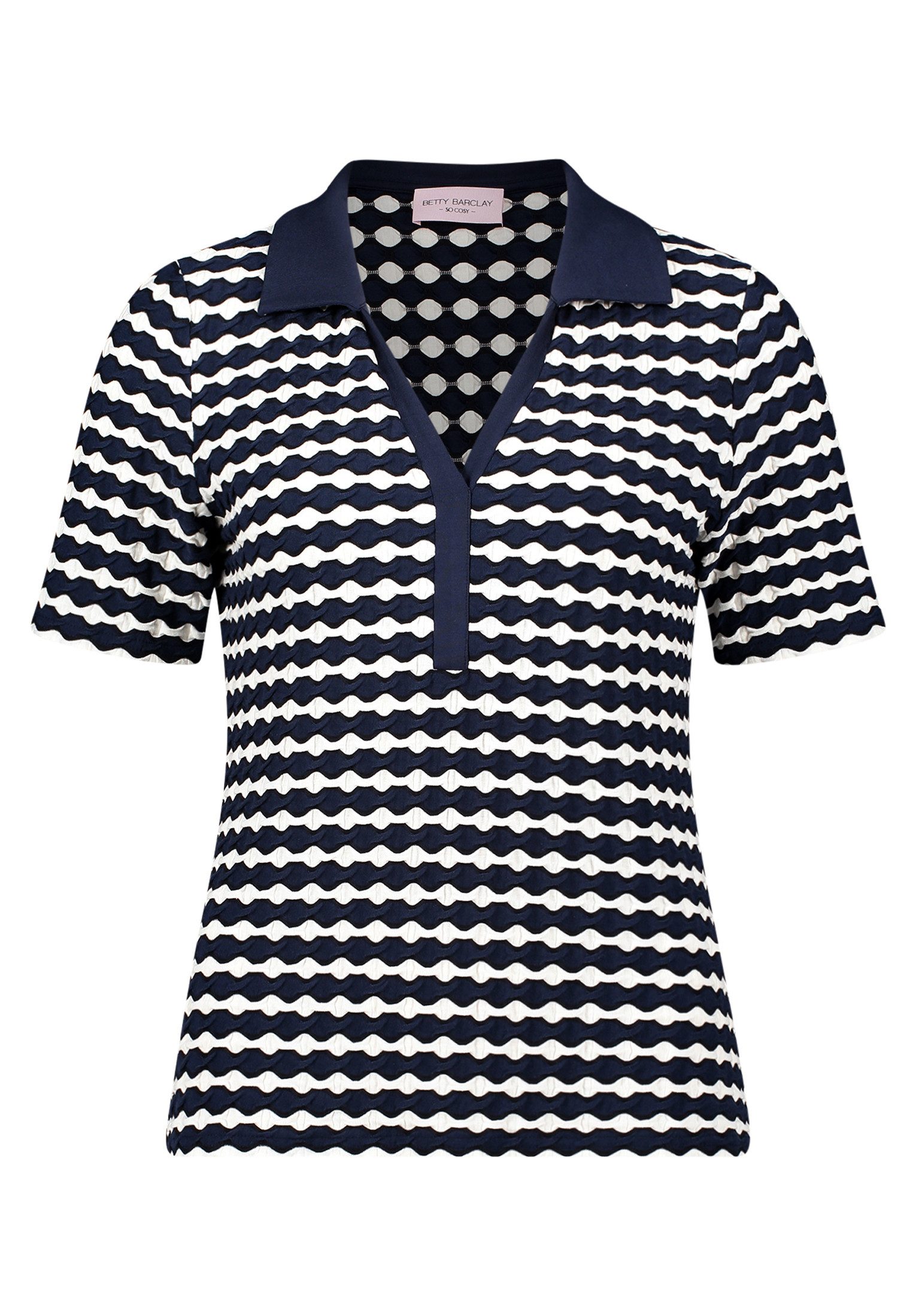 Betty Barclay Kurzarmshirt Damen mit Struktur (1-tlg)