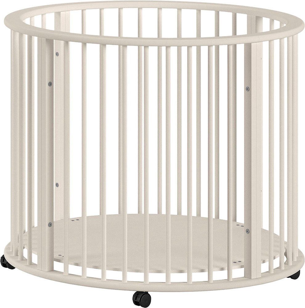 Vipack Laufgitter Dino auf Rollen mit 2 Bremsen, universell einsetzbar, Made in Europe, hochwertig verarbeitet, Buche massiv, verschiedene Farben erhältlich