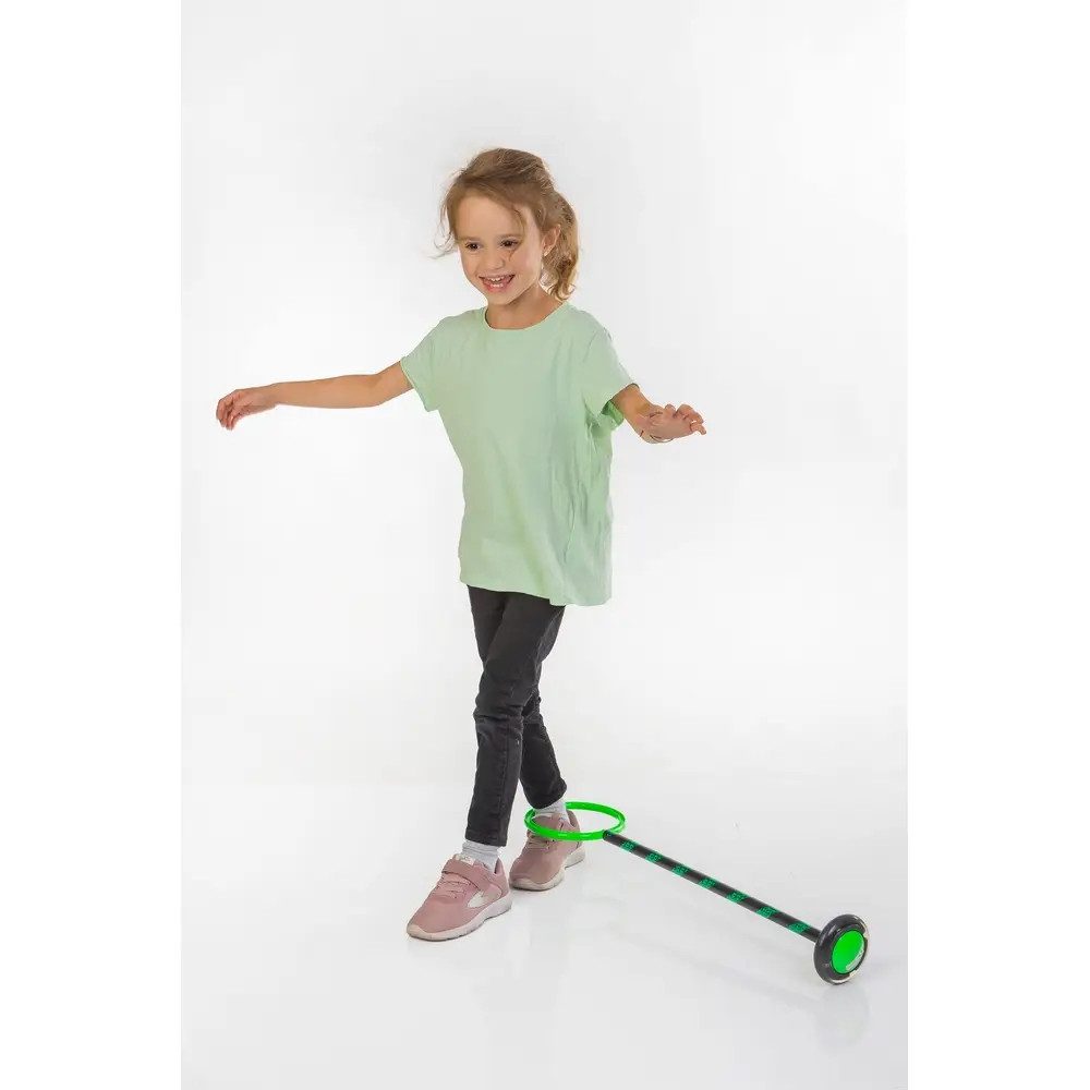 Vedes Springseil Outdoor active Swing Wheel mit Lichtrad, grün