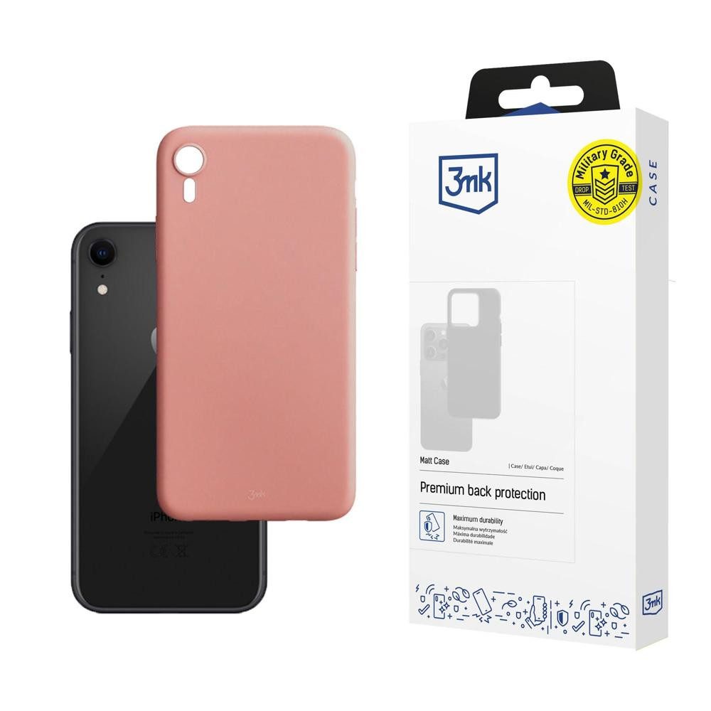 3MK Smartphone-Hülle Handyhülle Schutzhülle Kameraschutz, matt, stoßabsorbierend, kratzfest, kabelloses Laden