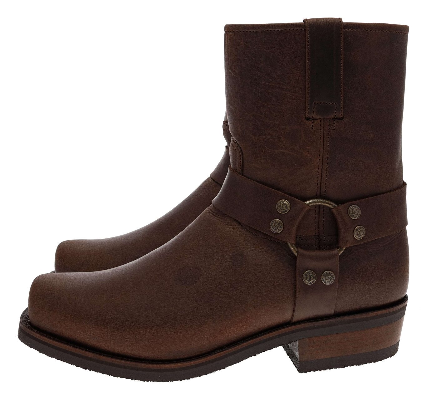 Sendra Boots LOREN MID 17963 Braun Bikerboots Unisex Thinsulate Biker Stiefelette
