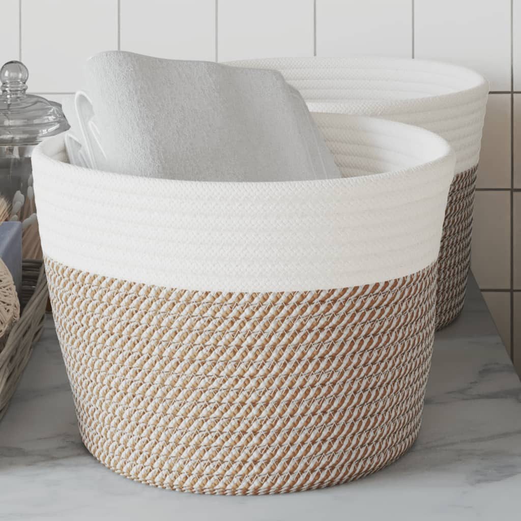 furnicato Aufbewahrungskorb Aufbewahrungskörbe 2 Stk. Braun günstig online kaufen