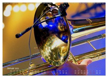 CALVENDO Wandkalender Blasinstrumente im Rampenlicht (Premium, hochwertiger DIN A2 Wandkalender 2023, Kunstdruck in Hochglanz)