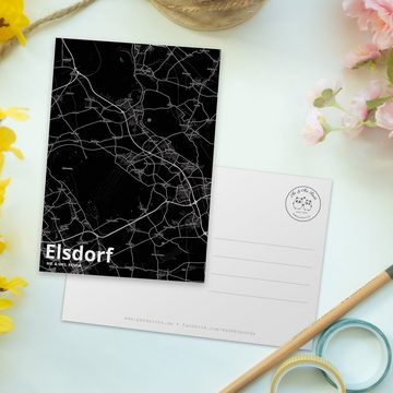 Mr. & Mrs. Panda Postkarte Elsdorf - Geschenk, Geschenkkarte, Ansichtskarte, Städte, Stadt Dorf
