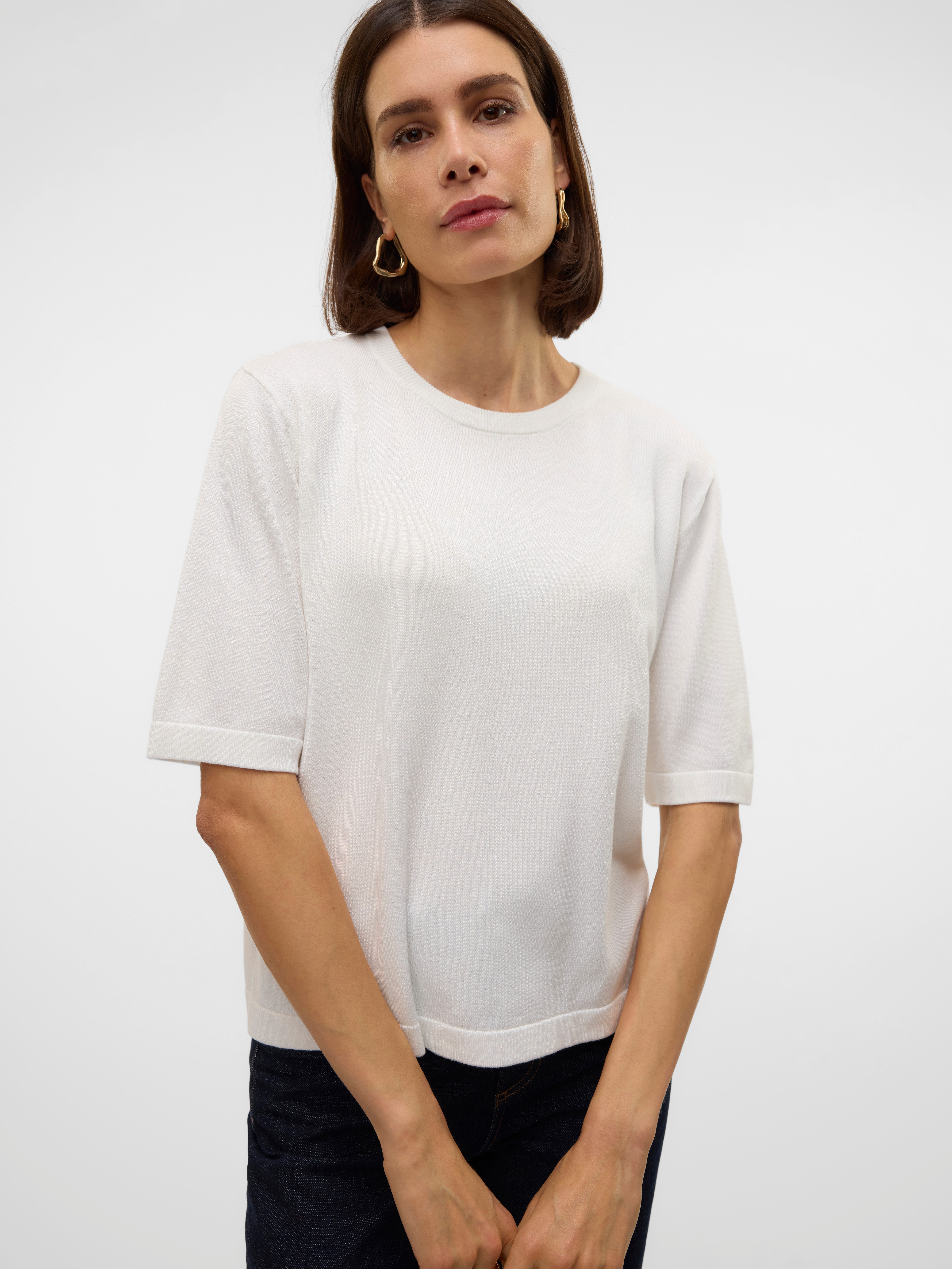 Vero Moda Kurzarmpullover VMSILJE 2/4 O-NCK günstig online kaufen