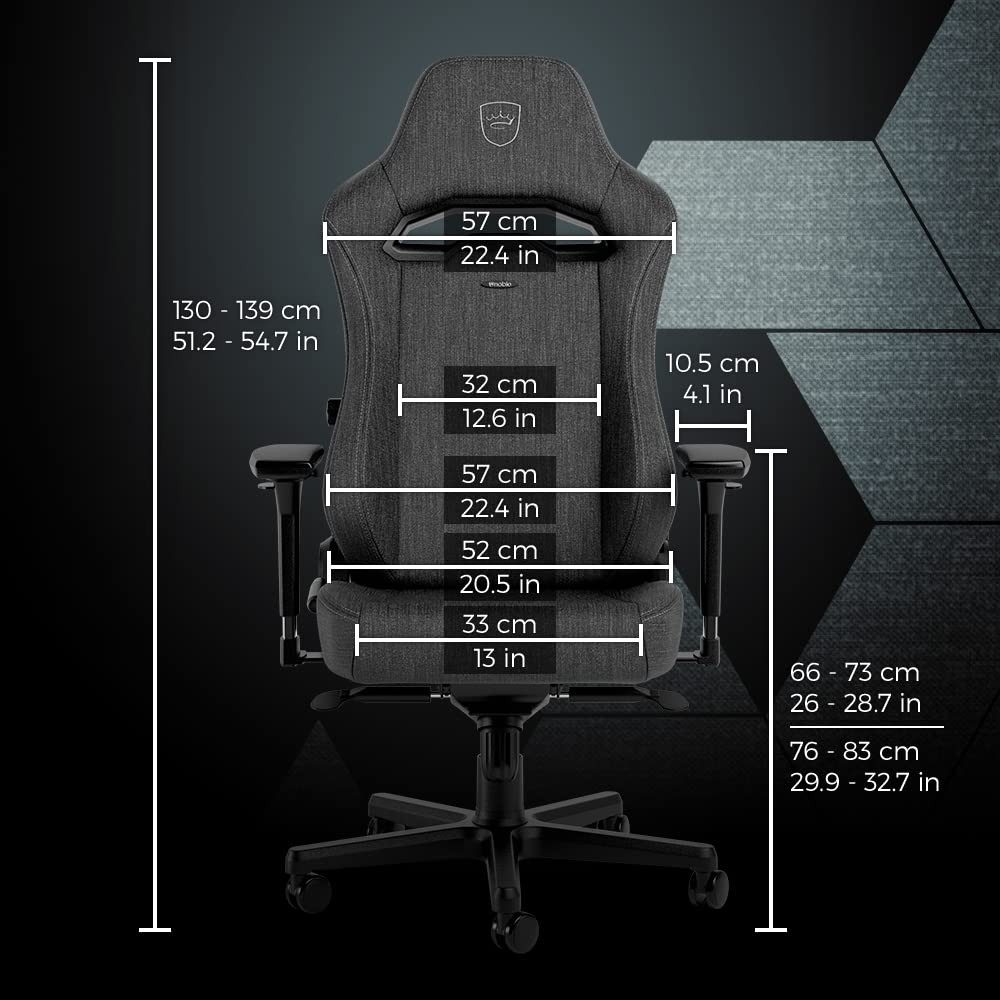 Noblechairs Gaming-Stuhl noblechairs HERO ST TX Gaming Stuhl - anthrazit günstig online kaufen