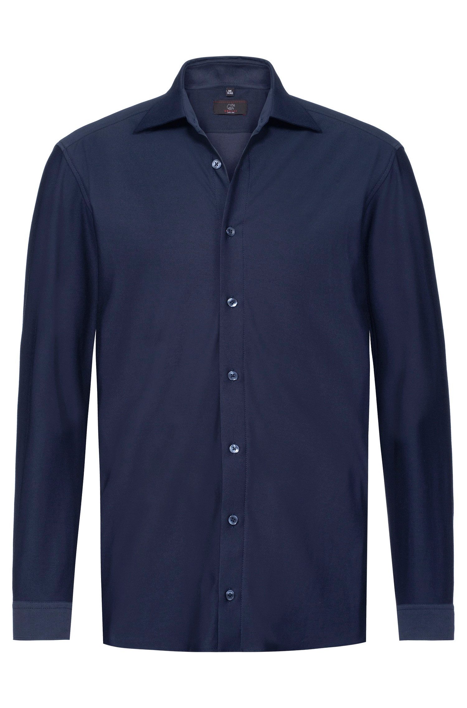 Langarmhemd Greiff CASUAL Herren Jerseyhemd Langarm New-Kent Regular Marine