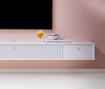 Hammel Furniture TV-Board Mistral Fernsehschrank, Medienmöbel, Hängend, mit Schaubladen und Klapptür mit Akustikstoff, Lowboard, B: 220 cm