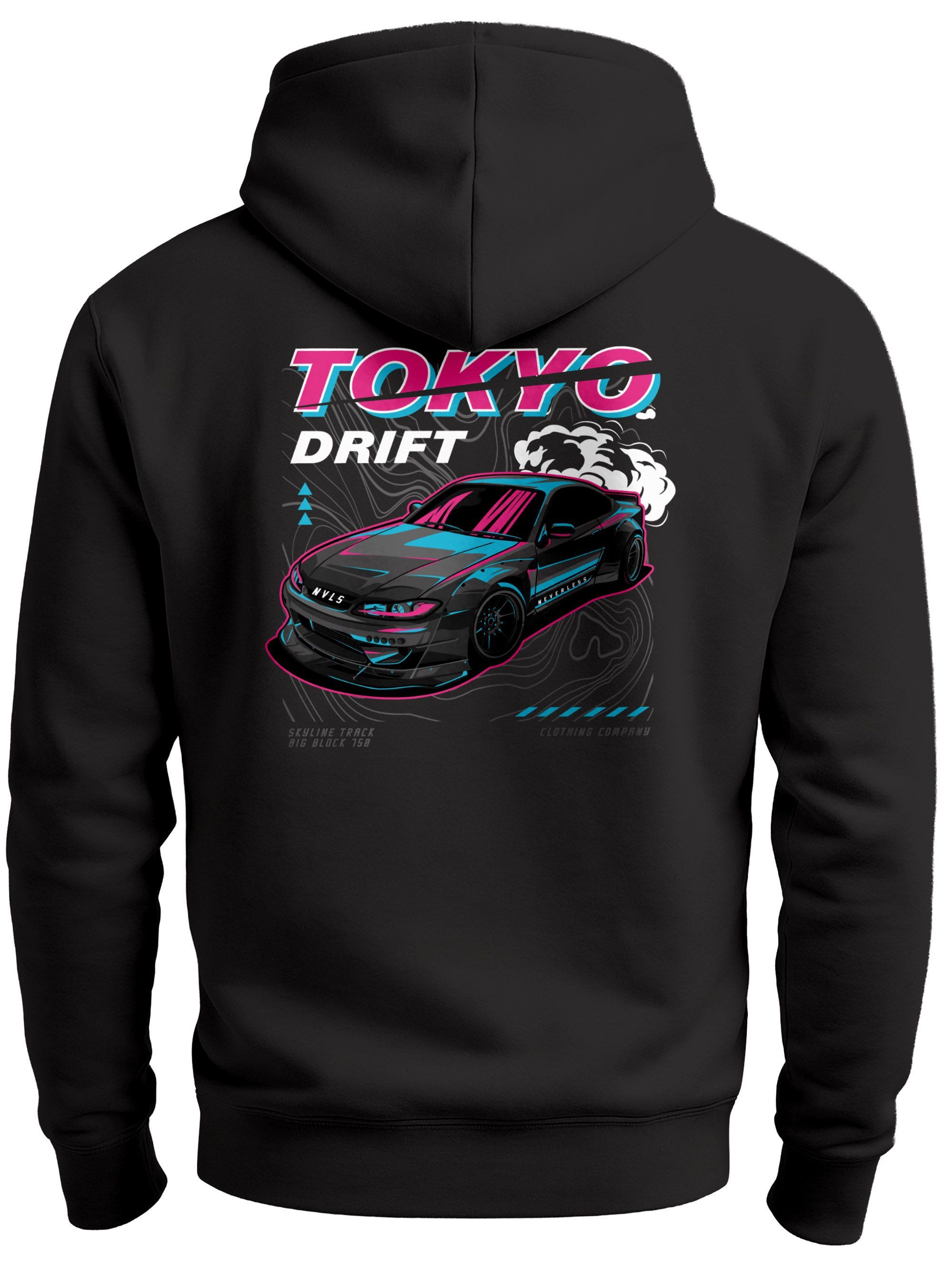 Neverless Hoodie Hoodie Backprint Herren Tokyo Japan Style Racing Car Rücke günstig online kaufen