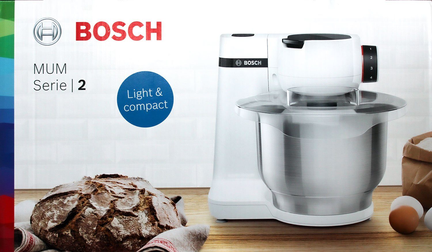 BOSCH Küchenmaschine MUMS2EW40 Küchenmaschine Leistungsaufnahme: 700 weiß, W