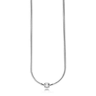 Pandora Kette ohne Anhänger 590742HV Halskette mit Kugelverschluss Damen Sterling-Silber 40 cm