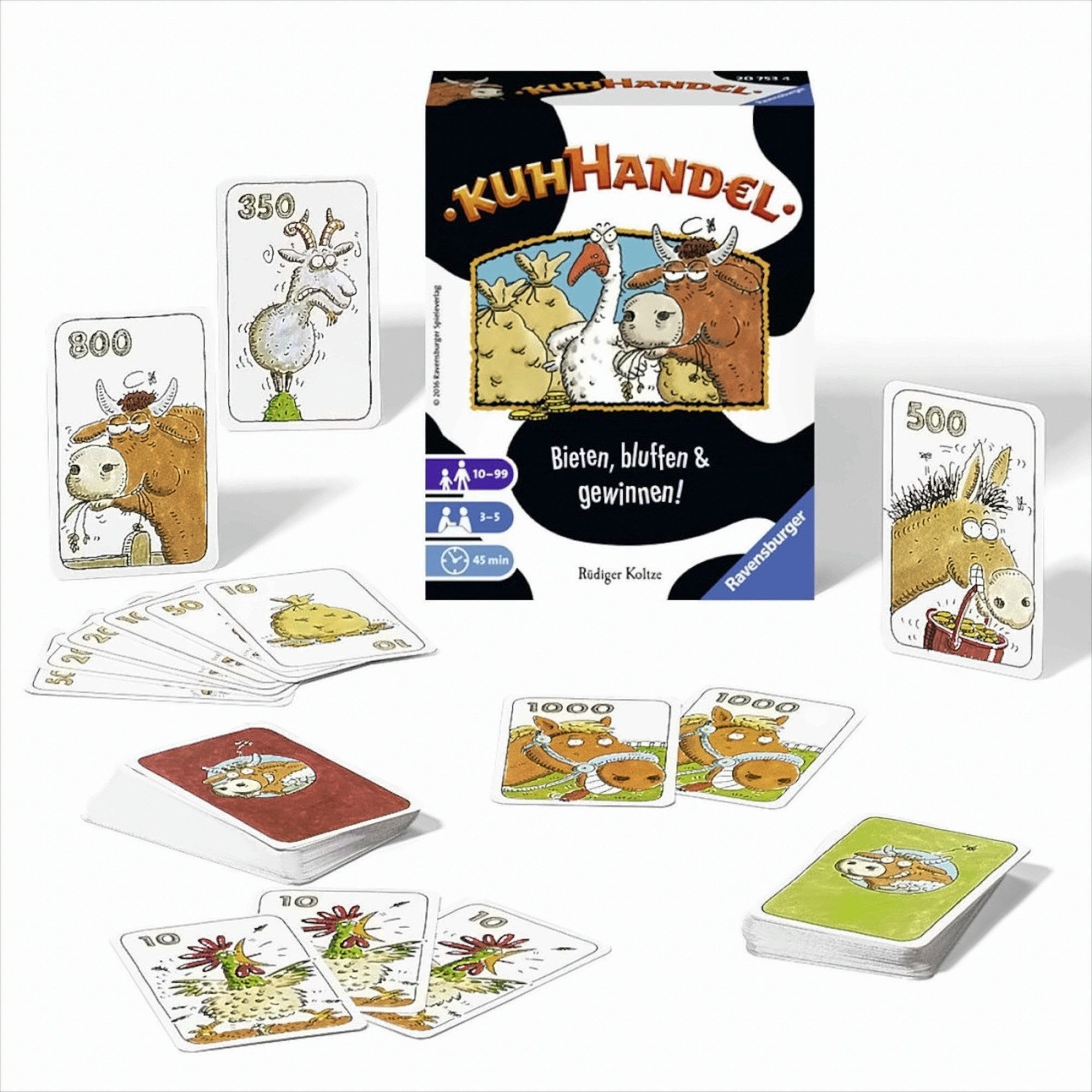 Ravensburger Spiel Kuhhandel - Bieten, bluffen & gewinnen!