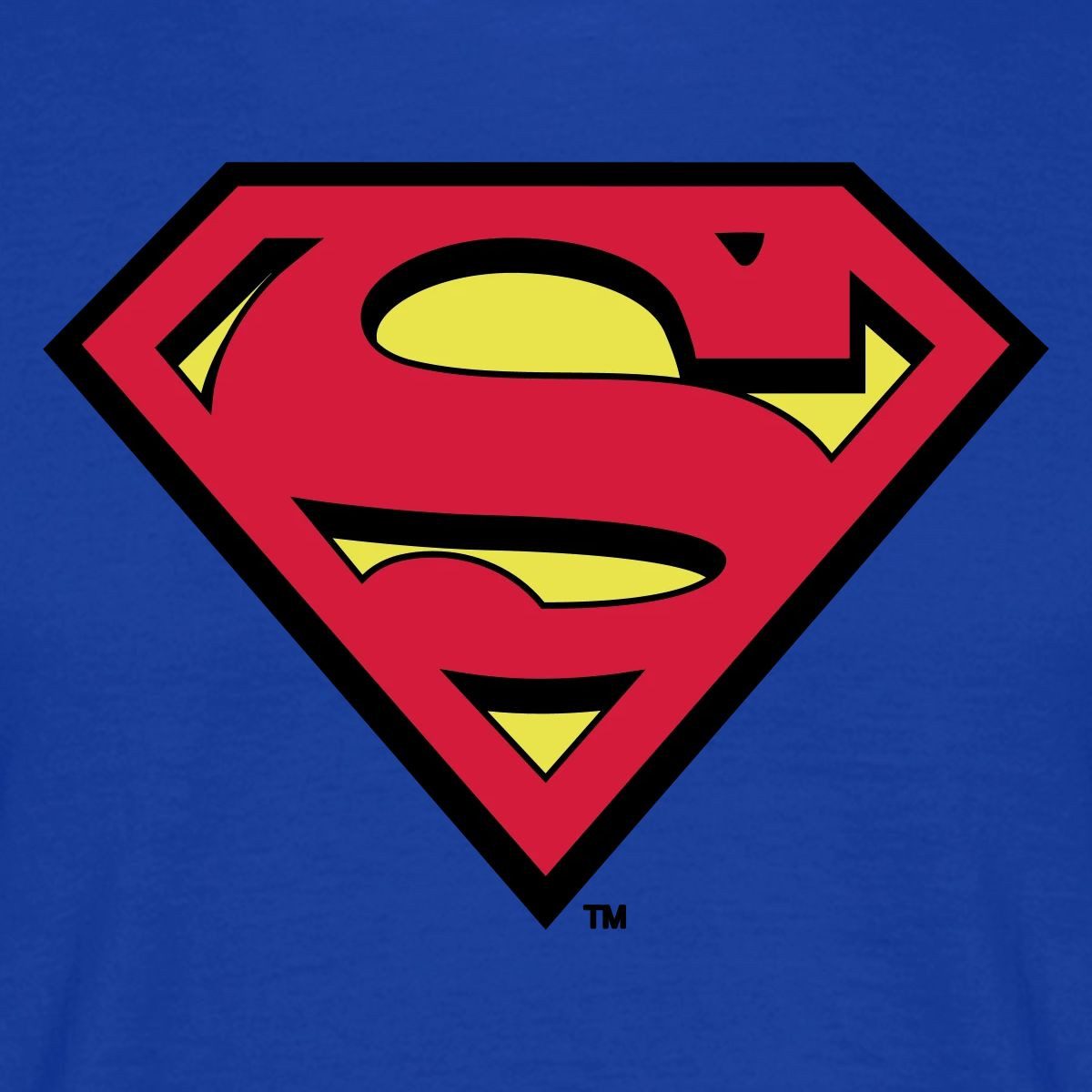 Spreadshirt T-Shirt DC Comics Superman Logo Original Karneval Männer T-Shirt (1-tlg)