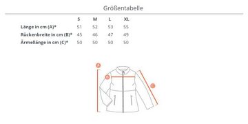 Ital-Design Lederimitatjacke Damen Freizeit Dekofell Gefüttert Bikerjacke in Camel