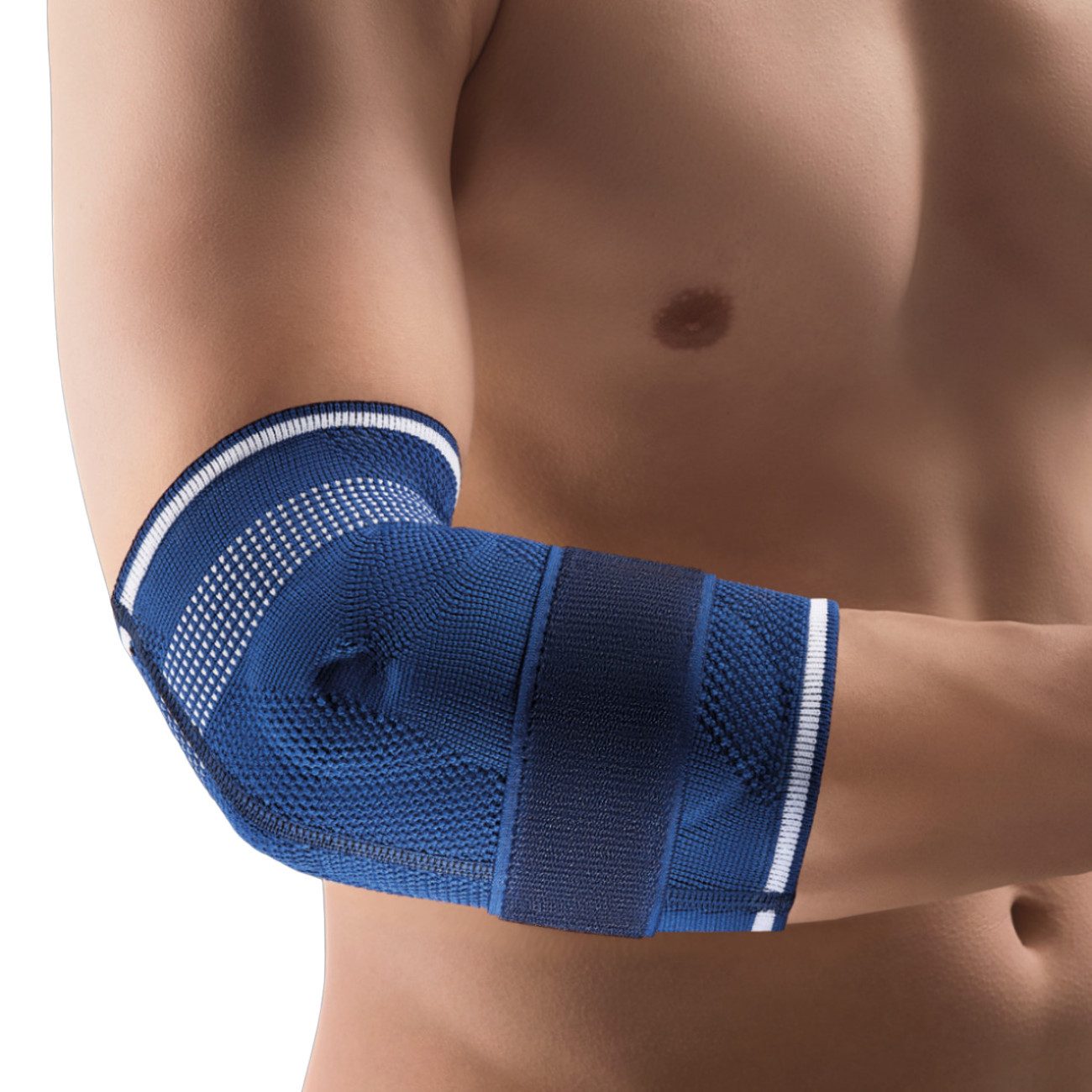 Ellenbogenbandage Ellenbogenbandage Komfort Plus, Blau Größe XS