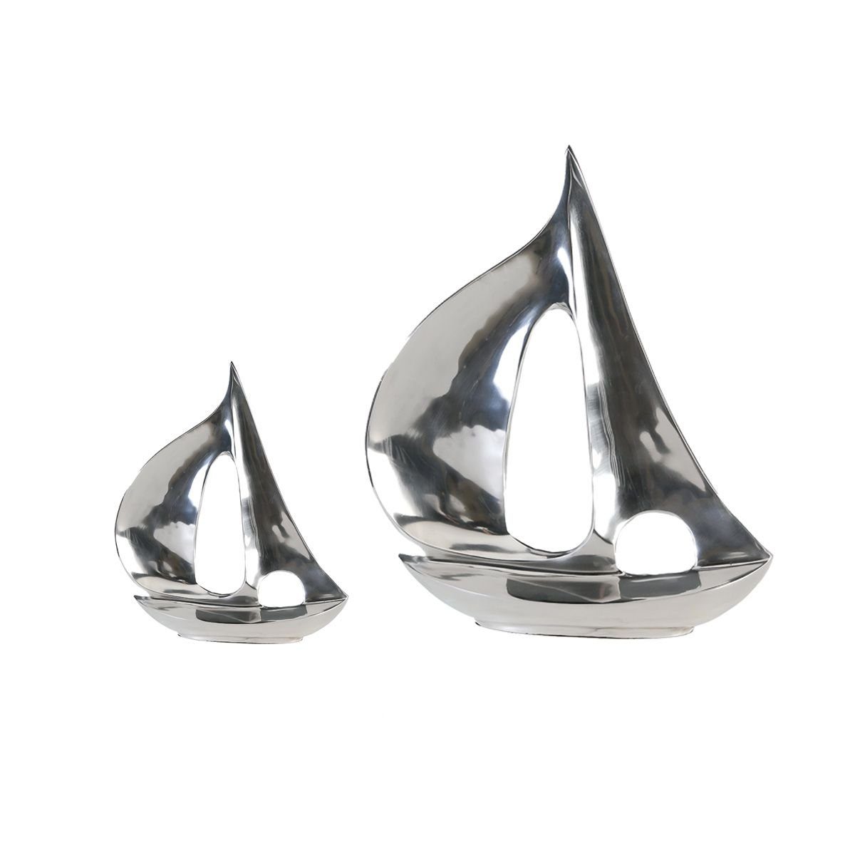 GILDE Skulptur Alu Skulptur "Boot" poliert, günstig online kaufen