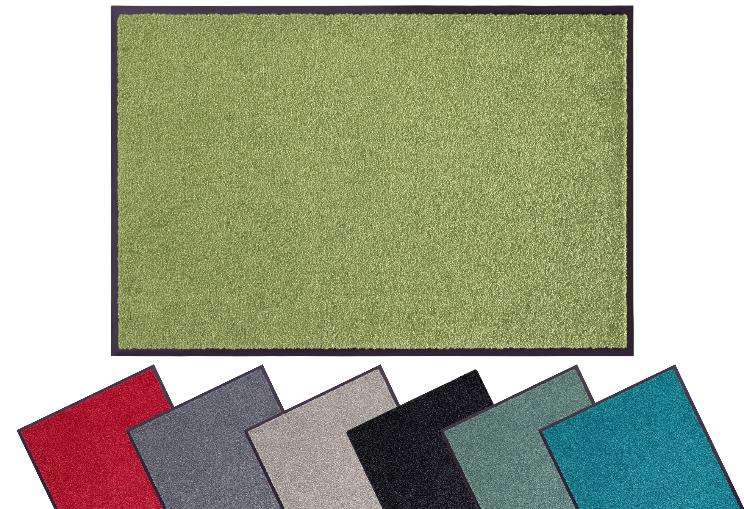 OTTO home Fußmatte Clean & Walk, rechteckig, Höhe: 7 mm, Schmutzfangmatte, Türmatte, In- und Outdoor, Teppich, Läufer, waschbar